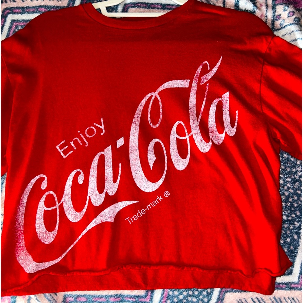 Red Coca Cola crop top